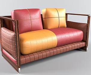 Leather sofa