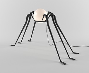 Spider floor lamp