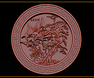 Mural birds carving file stl STL
