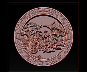 Mural birds carving file stl STL