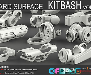 Hard Surface KitBash Vol 6