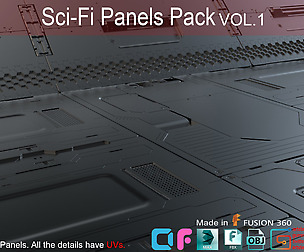 Sci-Fi Panels Pack vol 1