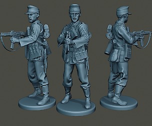 German soldier ww2 Shoot middle G3