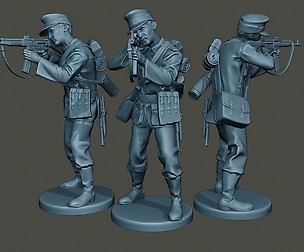 German soldier ww2 Shoot Stand G3