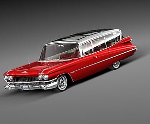 Cadillac fleetwood 75 1959 station wagon