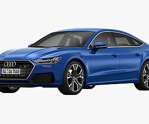 Audi A7 Sportback S-Line 2019 (Detailed Interior)