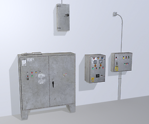 Old factory control panels