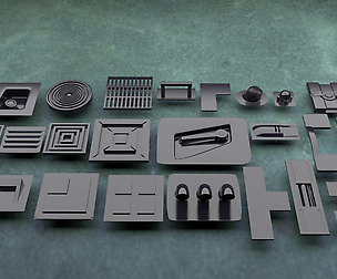 Kitbash for aircraft and greeble work