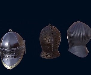Medieval Helmets pack.