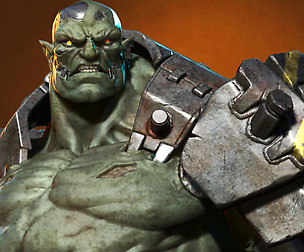 Orc Cyborg Character Creation in Zbrush