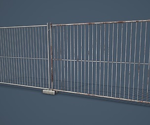 Portable Construction Fence PBR