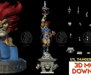 💥 Thundercats Lion-O STL for 3D printing Fanart