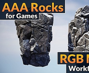 AAA Rocks for Games - RGB Masked Workflow Tutorial