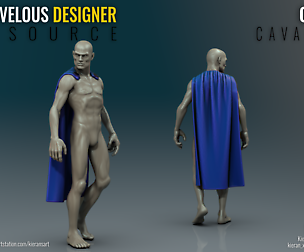 Cape Cavalry - Marvelous Designer Resource