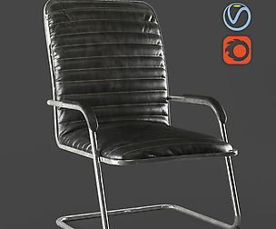 Leather confrence and office chair
