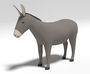 Cartoon Donkey