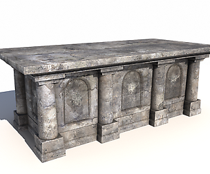 Old stone altar 3