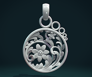 Scrollwork Pendant