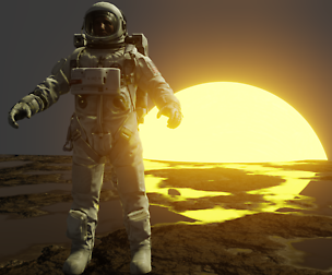 Astronaut Rigged