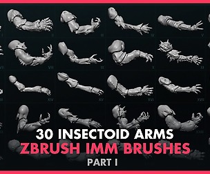 Alien Insectoid Arms – 30 IMM Brushes Part I