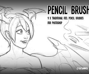 Pencil Brush Set