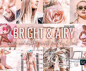 8 Lightroom Presets, Lightroom Mobile filter