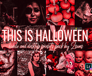 This is halloween presets, dark, mobile lightroom