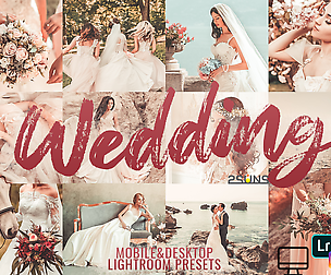 5 Wedding Lightroom Presets, Bundle