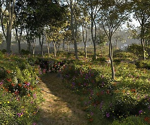 Sweet spring in Blender