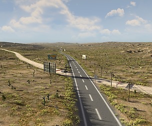 Route 66 in Blender