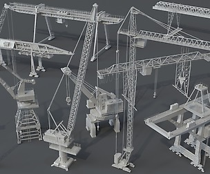 Cranes - 10 pieces