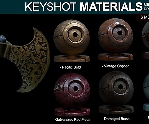 Metal Materials for Keyshot (Part 4)