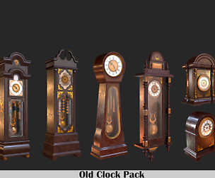 Old Clock Pack PBR
