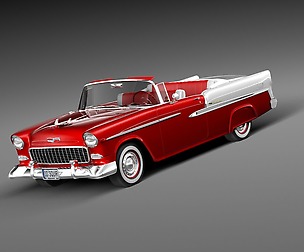 Chevrolet belair 1955 convertible