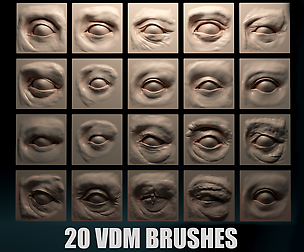 Human Eyes – 20 VDM Brushes