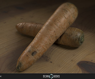 Carrot - Photogrammetry Asset 3D PhotoScan