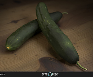 Cucumber - Photogrammetry Asset 3D PhotoScan