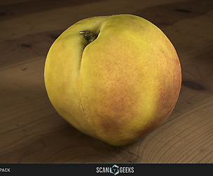 Peach - Photogrammetry Asset 3D PhotoScan