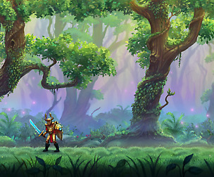 Mystical Parallax Forest