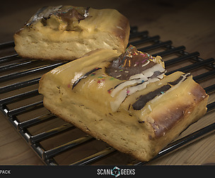 Pastry 02 - Photogrammetry Asset 3D PhotoScan