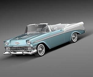 Chevrolet belair 1956 convertible