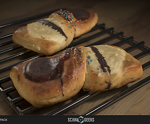 Pastry 05 - Photogrammetry Asset 3D PhotoScan