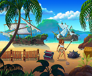 Tropical Parallax Beach