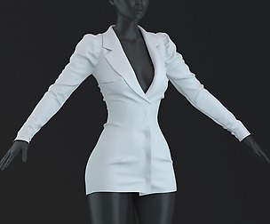 Lady Cute Blazer - Marvelous Designer