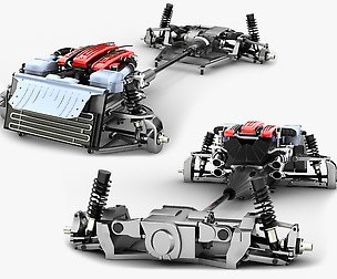 Chassis Ferrari FF - V12 Engine F133E AWD system