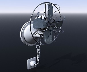 VINTAGE 40s COOLING FAN