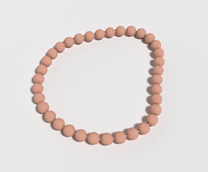 Low Poly Cartoon Bracelet