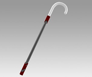 RWBY Roman Torchwick Crutch Cosplay Weapon Prop