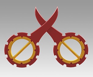 Final Fantasy X Rikku Dagger Cosplay Weapon Prop