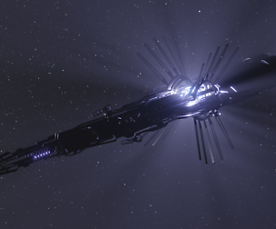 Scifi Alien Ship